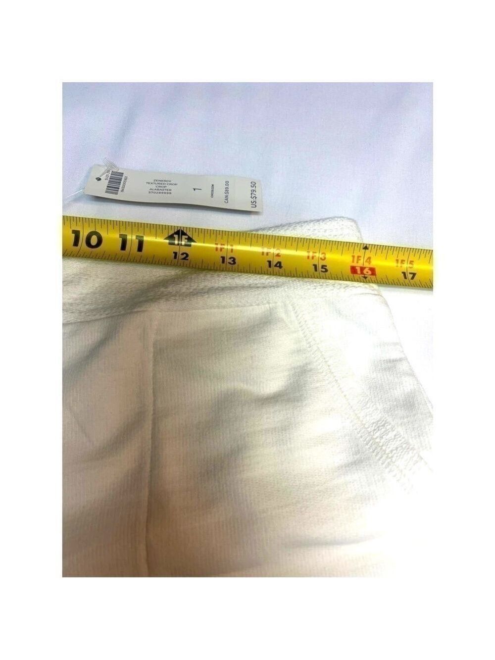 CHICO’S Zynergy textured crop pants Size M /1 (BB) NWT - Picture 4 of 7